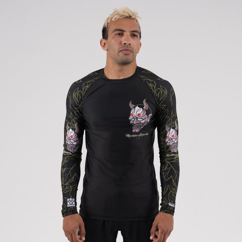 MEERKATSU - THE LAUGHING HANNYA – LONG SLEEVE RASHGUARD