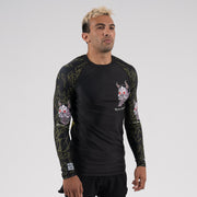 MEERKATSU - THE LAUGHING HANNYA – LONG SLEEVE RASHGUARD