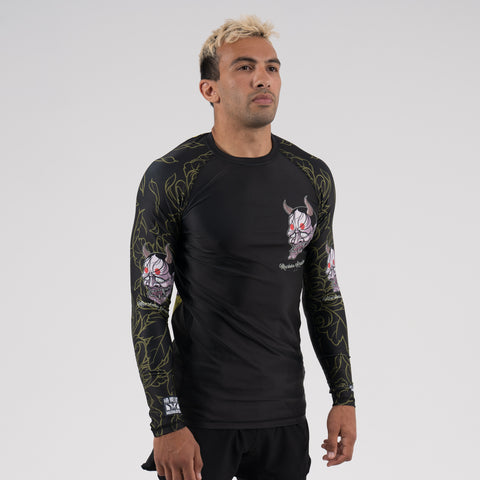 MEERKATSU - THE LAUGHING HANNYA – LONG SLEEVE RASHGUARD