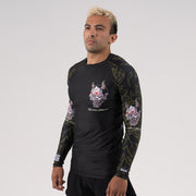 MEERKATSU - THE LAUGHING HANNYA – LONG SLEEVE RASHGUARD