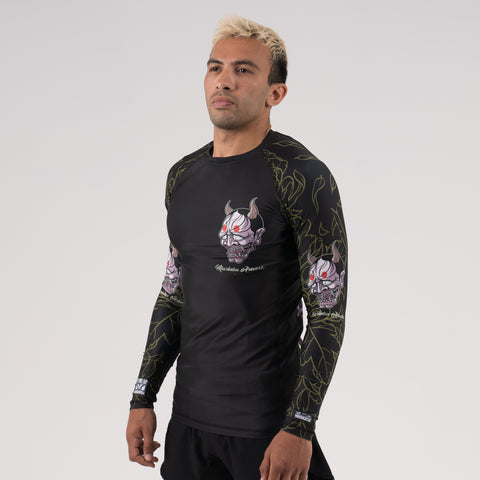 MEERKATSU - THE LAUGHING HANNYA – LONG SLEEVE RASHGUARD