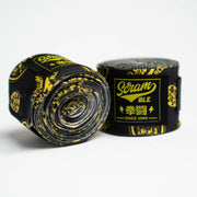 SCRAMBLE - LOGOTYPE HANDWRAPS - BLACK/YELLOW