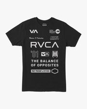 RVCA -ALL BRAND - T-SHIRT - BLACK