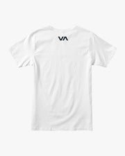 RVCA - VA  BLUR - SHORT SLEEVE T-SHIRT - WHITE