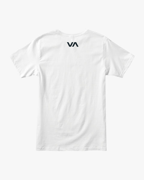 RVCA - VA  BLUR - SHORT SLEEVE T-SHIRT - WHITE