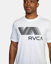 RVCA - VA  BLUR - SHORT SLEEVE T-SHIRT - WHITE