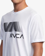 RVCA - VA  BLUR - SHORT SLEEVE T-SHIRT - WHITE