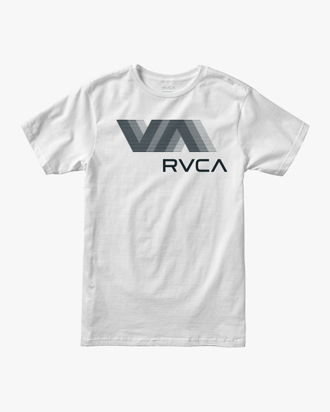 RVCA - VA  BLUR - SHORT SLEEVE T-SHIRT - WHITE