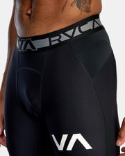 RVCA -COMPRESSION SHORTS - BLACK