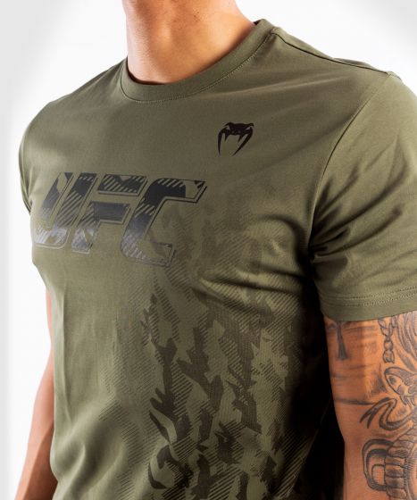 UFC VENUM AUTHENTIC FIGHT WEEK MEN'S SHORT SLEEVE T-SHIRT - KHAKI