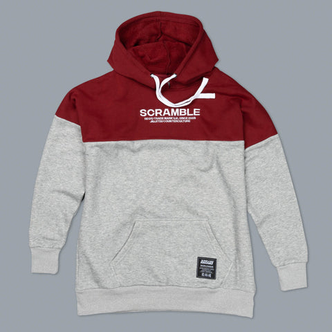 SCRAMBLE TAKAMIYA HOODY – BURGUNDY/GREY