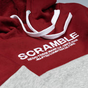 SCRAMBLE TAKAMIYA HOODY – BURGUNDY/GREY