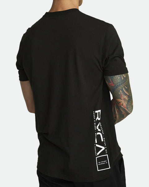 RVCA LANE TEE - BLACK