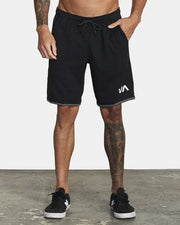 RVCA VA SPORT SHORT III - BLACK