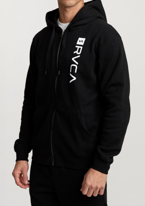 RVCA CAGE - ATHLETIC HOODIE BLACK