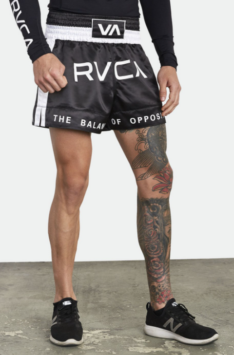 RVCA MUAY THAI - ATHLETIC SHORTS - BLACK