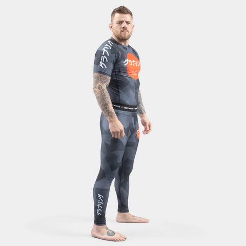 TATAMI - ONYX BLACK CAMO GRAPPLING SPATS