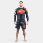 TATAMI - ONYX BLACK CAMO LONG SLEEVE RASH GUARD