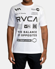 RVCA -ALL BRAND - T-SHIRT - WHITE