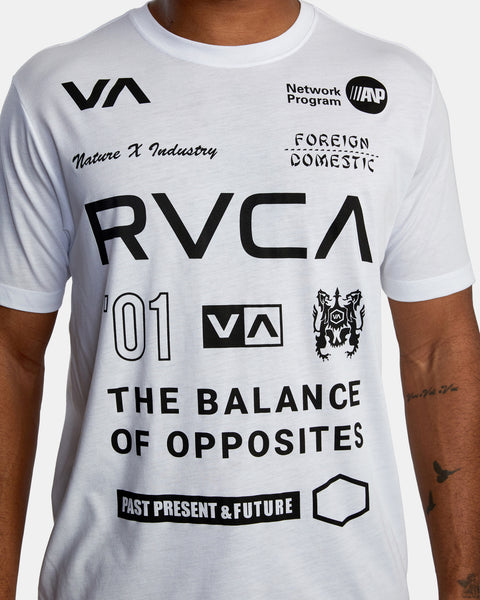 RVCA -ALL BRAND - T-SHIRT - WHITE