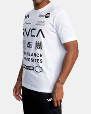 RVCA -ALL BRAND - T-SHIRT - WHITE