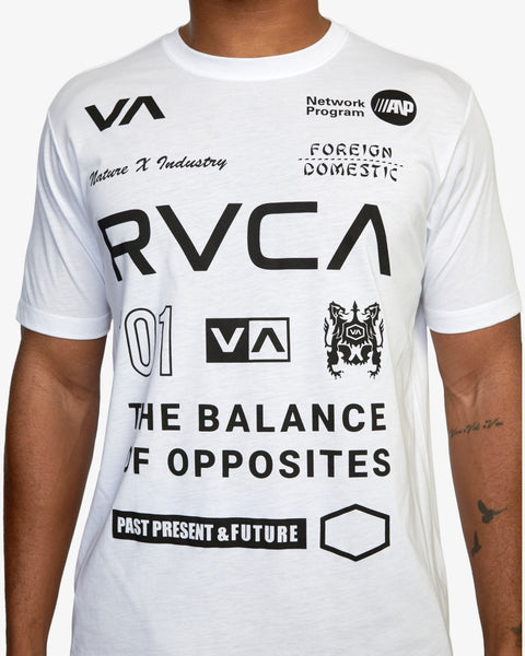 RVCA -ALL BRAND - T-SHIRT - WHITE