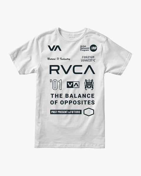 RVCA -ALL BRAND - T-SHIRT - WHITE