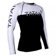 TATAMI 50/50 RASHGUARD LONG SLEEVE - BLACK AND WHITE