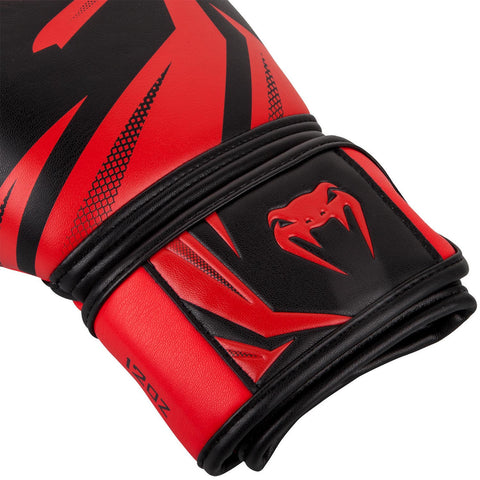 VENUM CHALLENGER 3.0 BOXING GLOVES - BLACK/RED