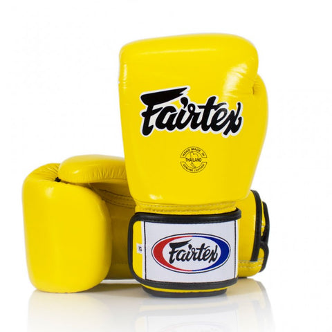 Fairtex BGV1 Yellow Universal Gloves