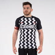 SCRAMBLE RANKED RASHGUARD V5 –  BLACK