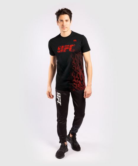 UFC VENUM AUTHENTIC FIGHT WEEK MEN'S SHORT SLEEVE T-SHIRT - BLACK/RED