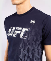 UFC VENUM AUTHENTIC FIGHT WEEK MEN'S SHORT SLEEVE T-SHIRT - NAVY BLUE