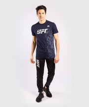 UFC VENUM AUTHENTIC FIGHT WEEK MEN'S SHORT SLEEVE T-SHIRT - NAVY BLUE