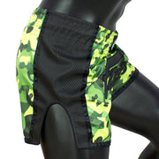 Fairtex BS1710 Green Camo Slim Cut Muay Thai Shorts