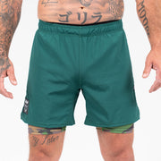 Scramble Combination Shorts Green/Woodland camo