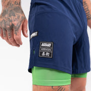 Scramble Combination Shorts – Blue/Green