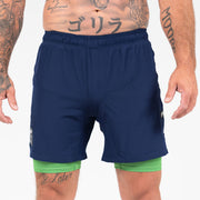 Scramble Combination Shorts – Blue/Green