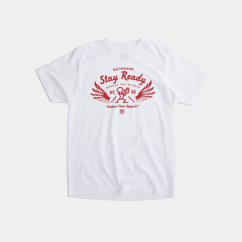 Dethrone Ready Wings Tee White Heather