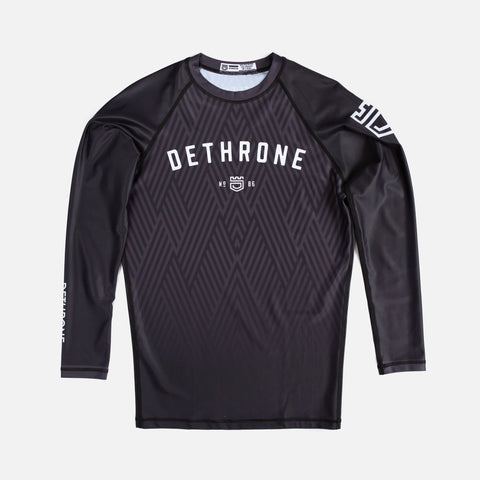 Dethrone - Long Sleeve Rash Guard - Black