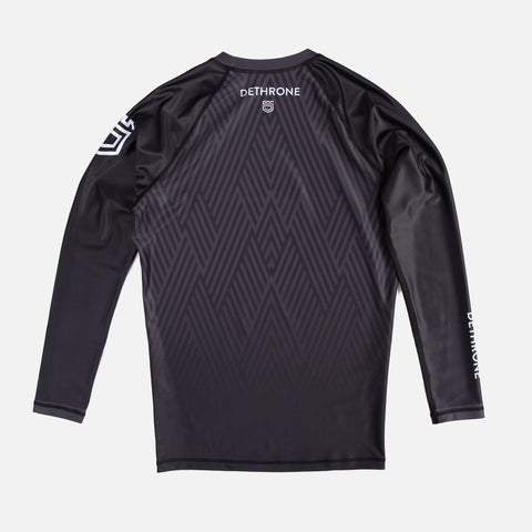 Dethrone - Long Sleeve Rash Guard - Black