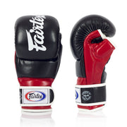 Fairtex FGV18 Super Sparring MMA Gloves - Black/Red