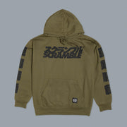 SCRAMBLE CHALLENGE HOODY – OLIVE