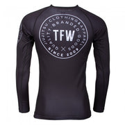 TATAMI - ICONIC LONG SLEEVE RASH GUARD - BLACK