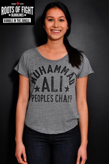 Roots of Fight Ali Rumble Anniversary Womens Tshirt