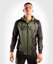 UFC VENUM AUTHENTIC FIGHT WEEK MEN'S ZIP HOODIE - KHAKI