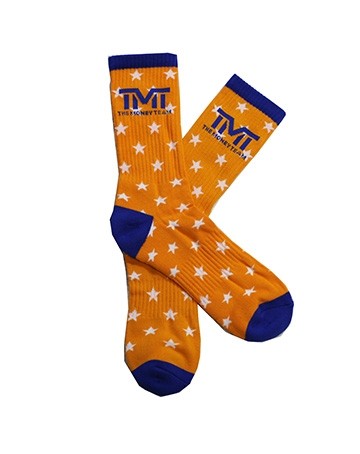 TMT MONEY DREAMS SOCKS ORANGE/BLUE