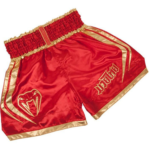 Venum Korat Muay Thai shorts Red Gold
