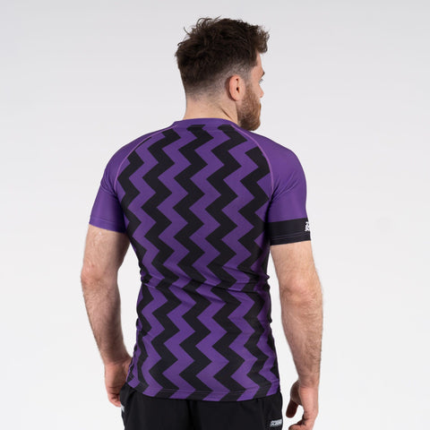 SCRAMBLE RANKED RASHGUARD V5 – PURPLE