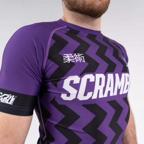 SCRAMBLE RANKED RASHGUARD V5 – PURPLE